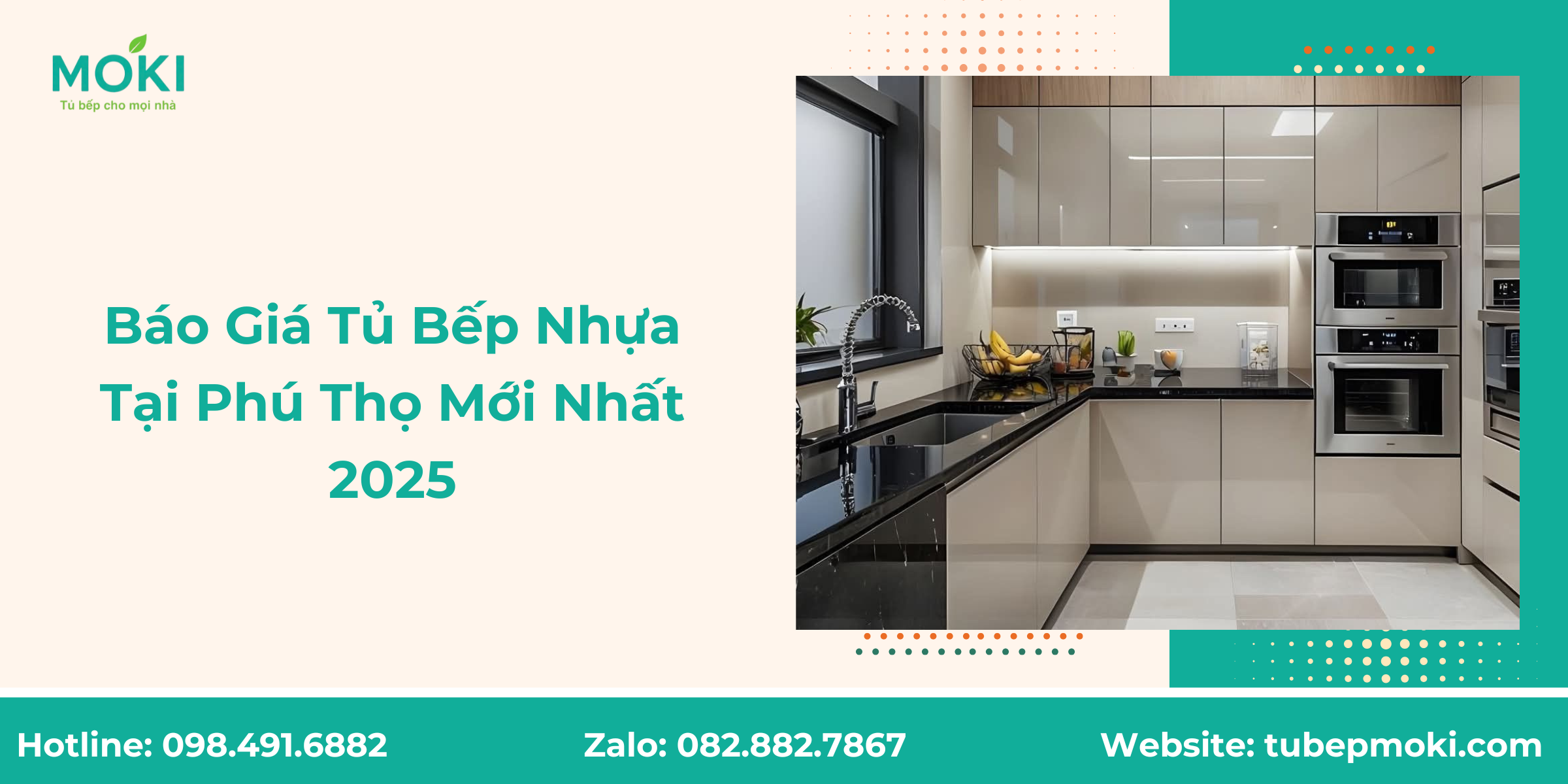 Báo Giá Tủ Bếp Nhựa Tại Phú Thọ Mới Nhất 2025