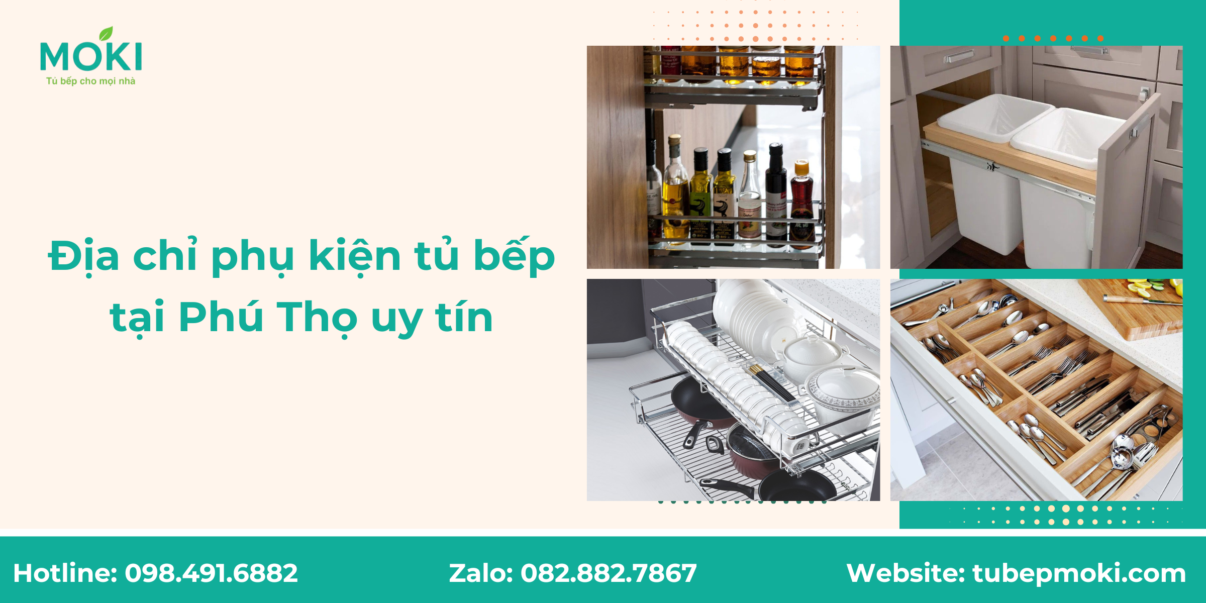 Địa chỉ phụ kiện tủ bếp tại Phú Thọ uy tín