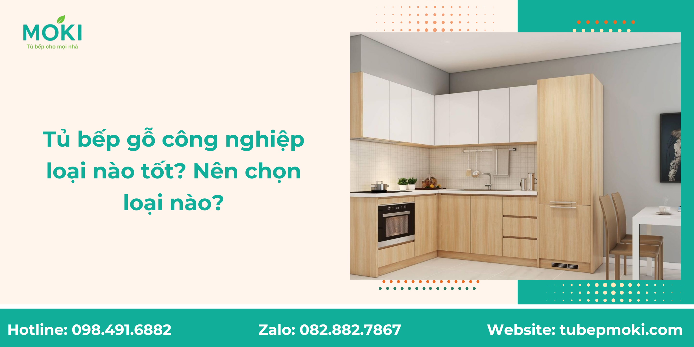 Tủ bếp gỗ công nghiệp loại nào tốt? Nên chọn loại nào?