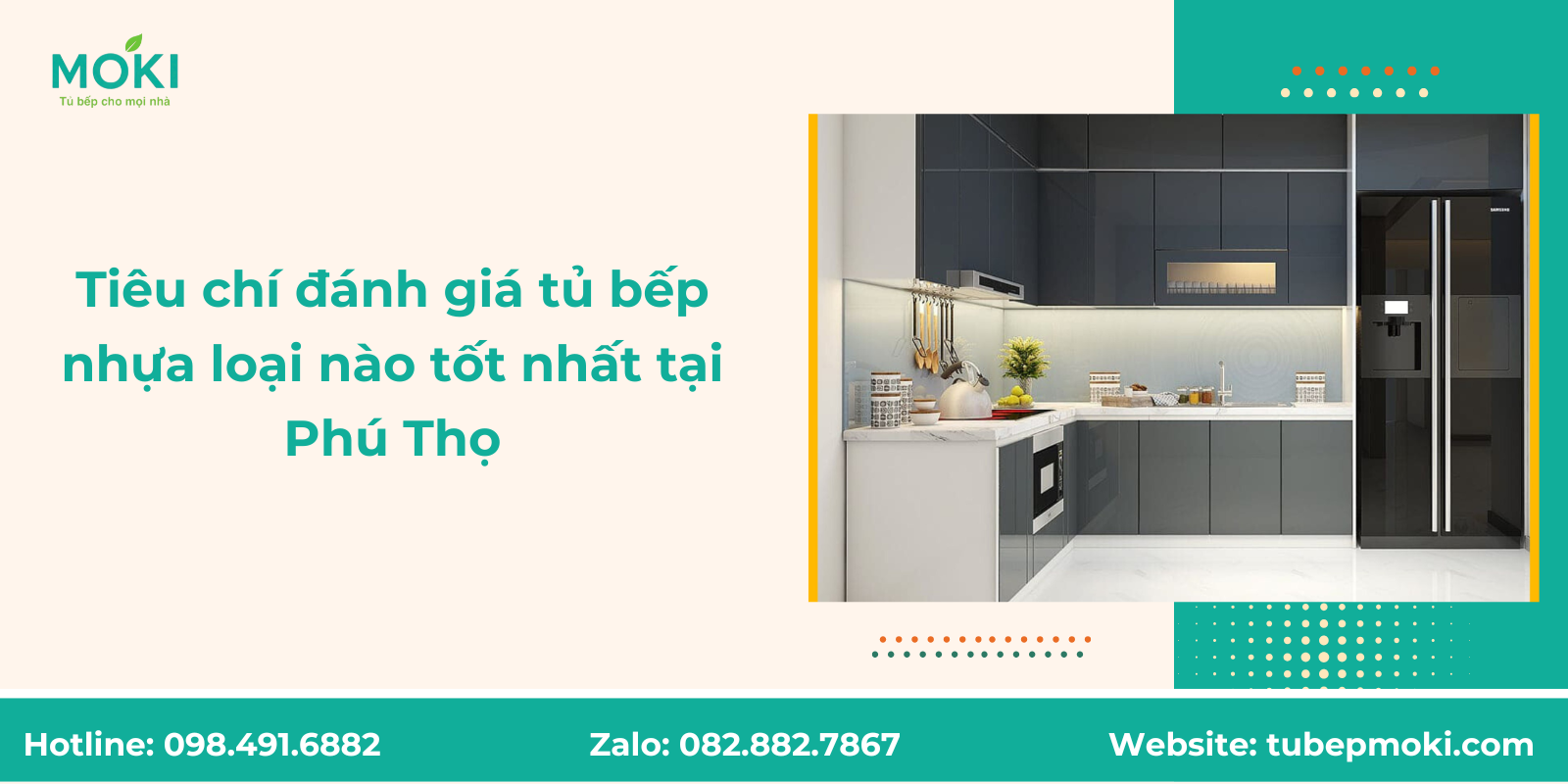 Tiêu chí đánh giá tủ bếp nhựa loại nào tốt nhất tại Phú Thọ