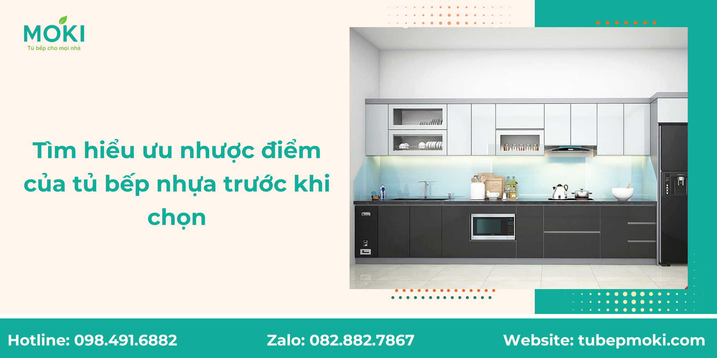 Tìm hiểu ưu nhược điểm của tủ bếp nhựa trước khi chọn