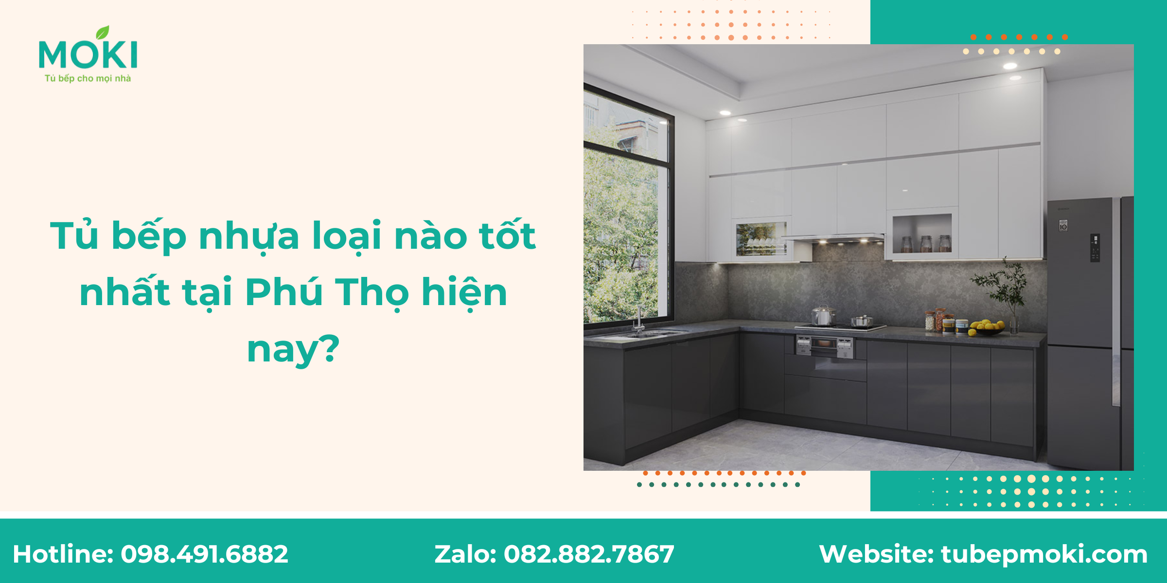 Tủ bếp nhựa loại nào tốt nhất tại Phú Thọ hiện nay?